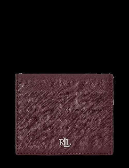 Lauren Ralph Lauren | Crosshatch Leather-Cmpct Wallet-Wlt | ONE SIZE