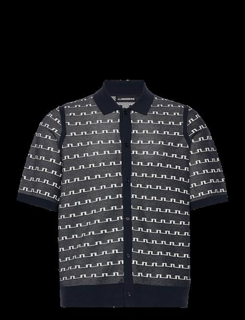 J. Lindeberg | Rolando Logo Jacquard  Polo | M