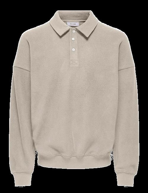 ONLY & SONS | Onsdominic Rlx Ls Rugby Sweat Vd | XL
