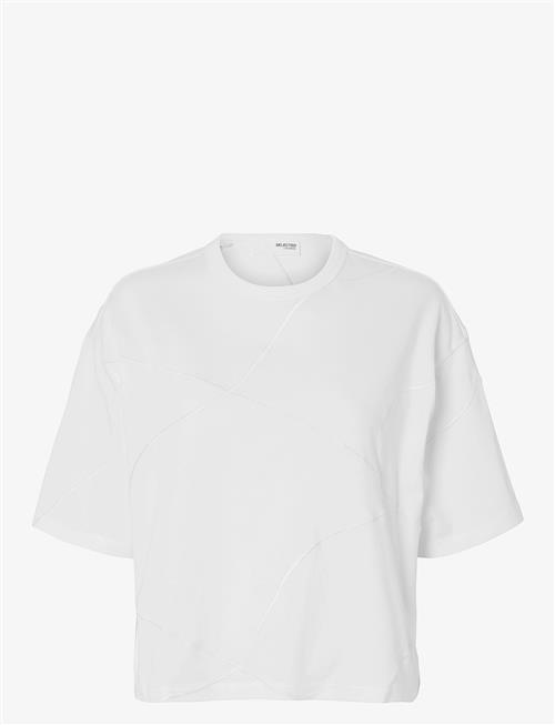 Selected | Slfpenny Ss Embroidered Tee | XS