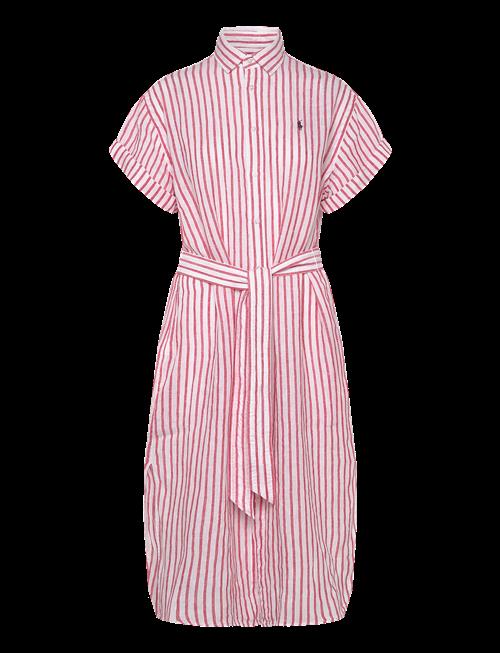 Polo Ralph Lauren | Striped Linen Short-Sleeve Shirtdress | 38