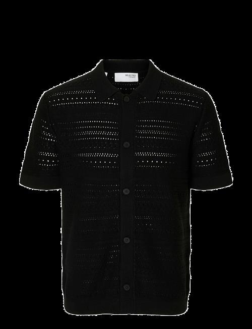 Selected | Slhpalo Ss Knit Crochet Polo Cardigan | S