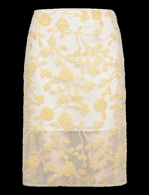 ROTATE | Flower Beads Pencil Skirt | 42