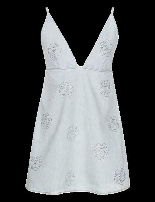 ROTATE | Denim Stud Mini Dress | 38