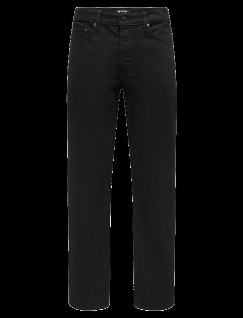ONLY & SONS | Onsedge Stay Black 3425 Azg Dnm Noos | 28 x 32