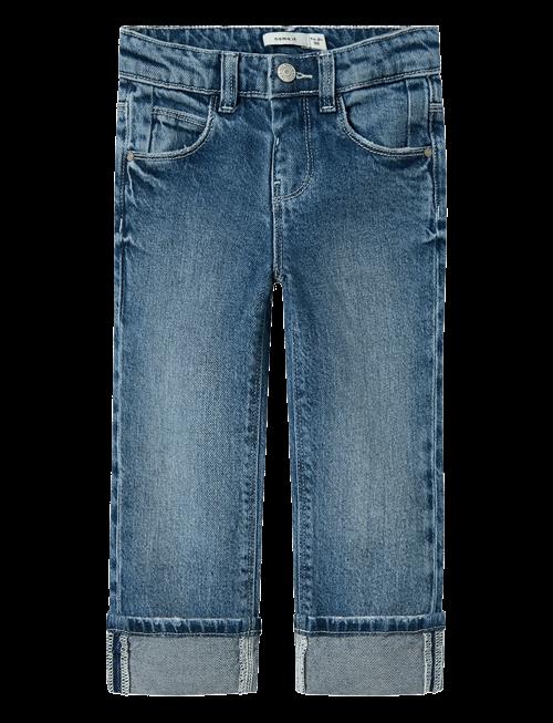 name it | Nmfrose Straight Fold Jeans 4224-Az Noos | 110