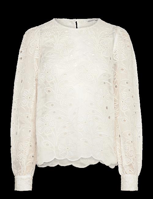 Bubbleroom | Puff Sleeve Embroidered Blouse | XS