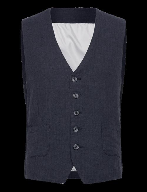 Lindbergh | Cotton Linen Waistcoat | S