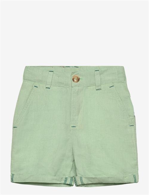 Geggamoja | Linen Shorts Light Blue | 98/104