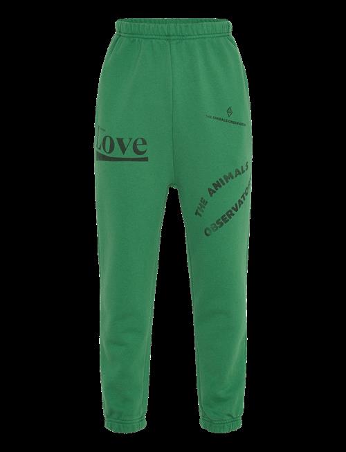 THE ANIMALS OBSERVATORY | Dromedary Kid Sweatpants Green | 6 Y