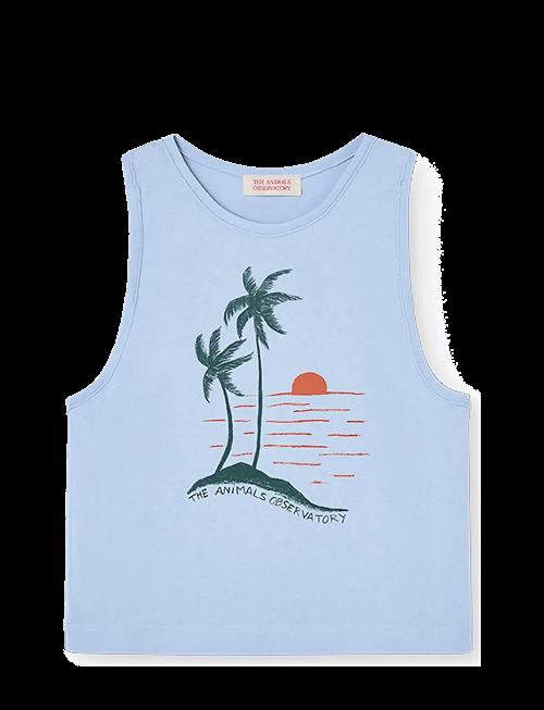 THE ANIMALS OBSERVATORY | Frog Kid Tank Top Soft Blue | 4 Y