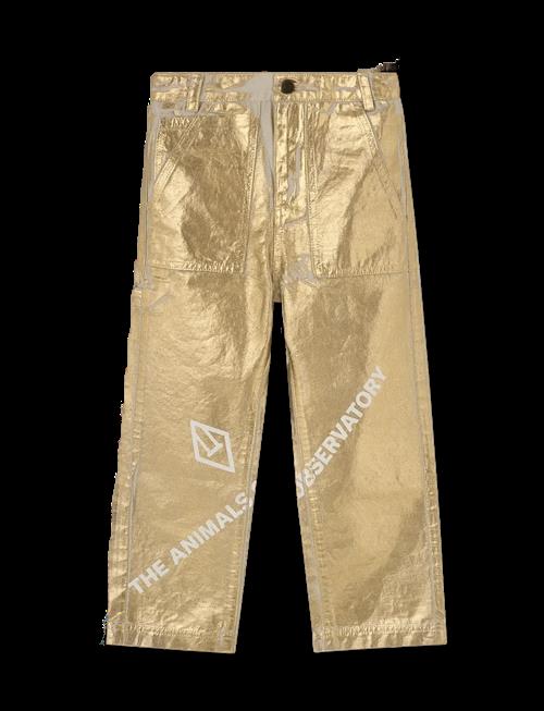 THE ANIMALS OBSERVATORY | Shiny Condor Kid Pants Gold | 8 Y
