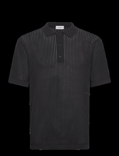 Lindbergh | Crochet Knitted S/S Polo | S