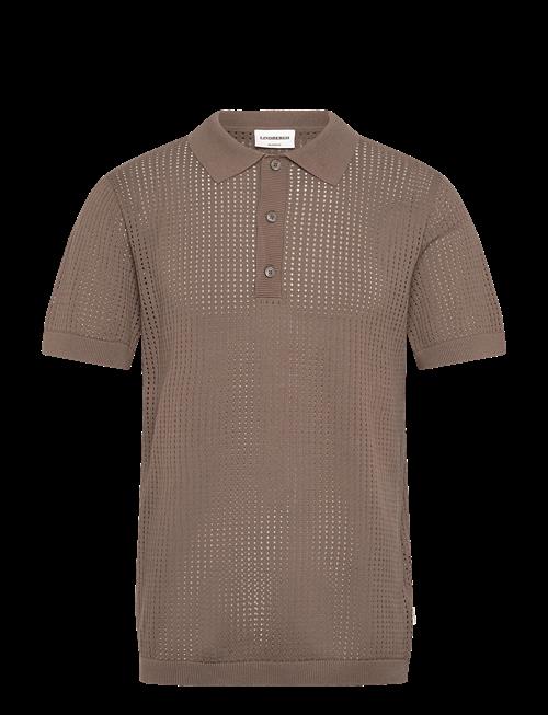 Lindbergh | Crochet Knitted S/S Polo | L