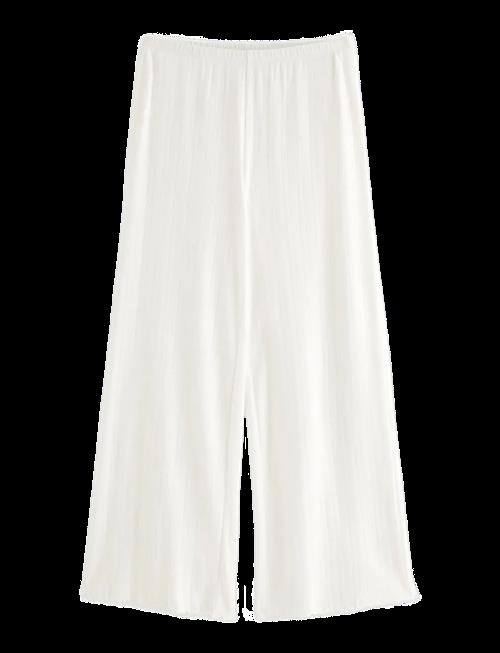 Lindex | Wide Pyjama Trousers In Pointelle | XL