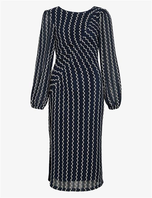 Vila | Viellen O-Neck L/S Midi Dress/Dc | S