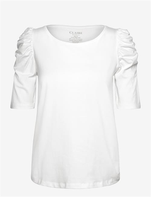 Claire Woman | Cwadrienne Draped T-Shirt | 46