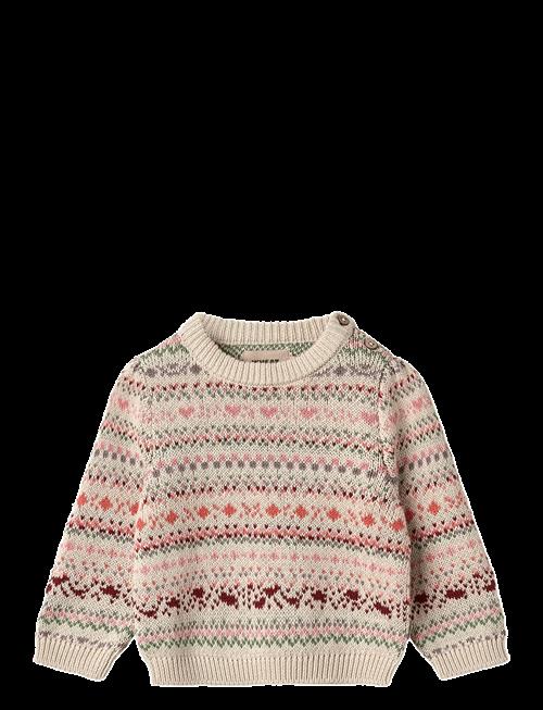 Wheat | Jacquard Pullover Olga | 80