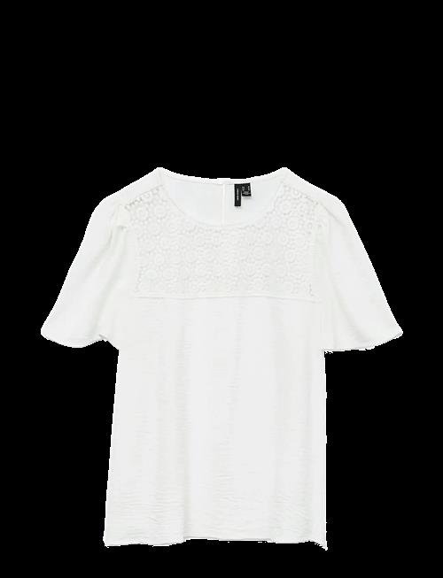 Vero Moda Maternity | Vmmalva Crochet Ss Top Wvn Ga | XL