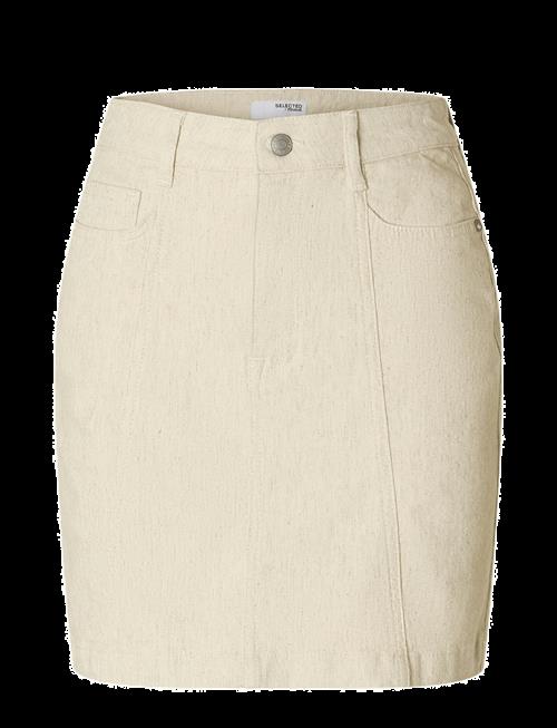 Selected | Slfuna Hw Short Denim Skirt | 34
