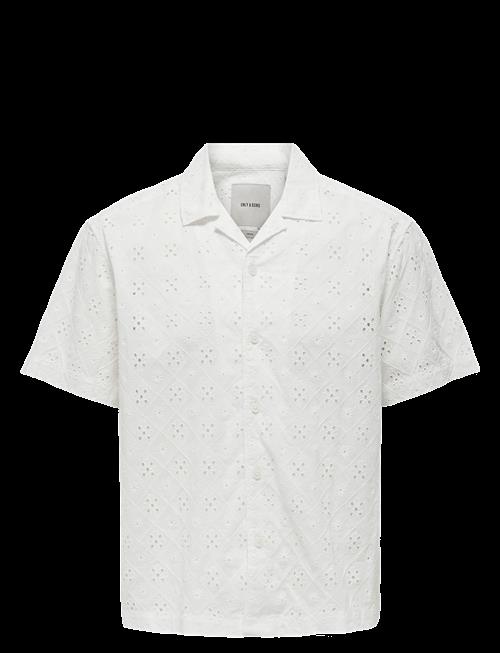 ONLY & SONS | Onsaron Loose Fit Ss Resort Shirt 0305 | M