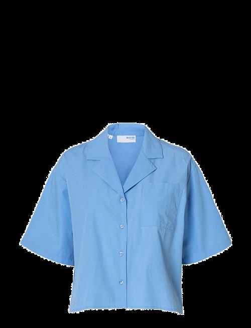 Selected | Slfblair Ss Cropped Shirt B | 44