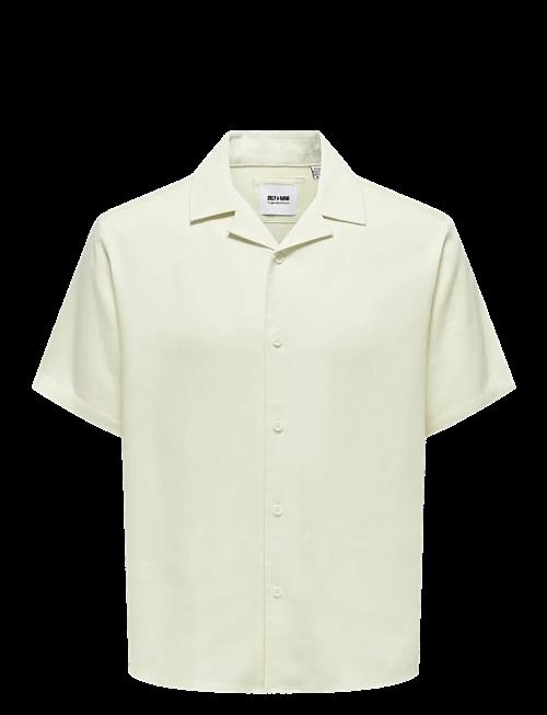 ONLY & SONS | Onskari Resort Ss Shirt Visc Lin 0075 Cs | XXL