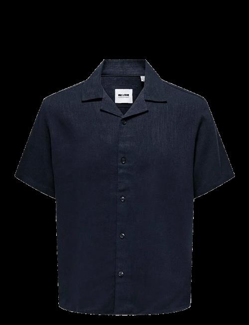 ONLY & SONS | Onskari Resort Ss Shirt Visc Lin 0075 Cs | M