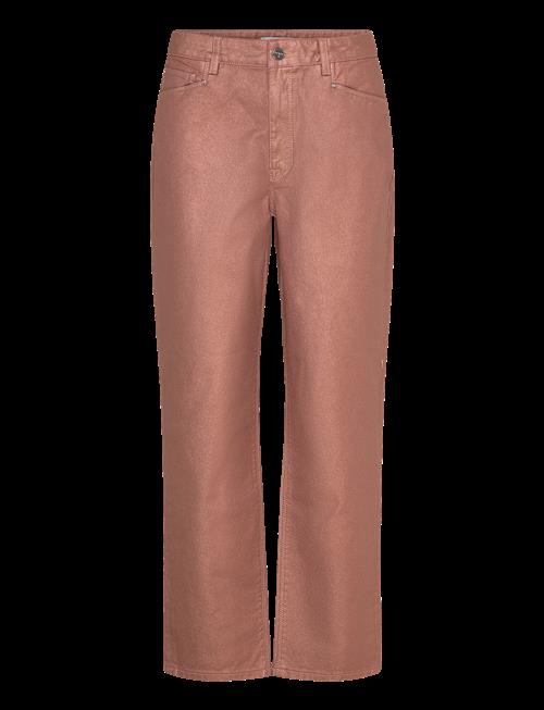 Dante6 | Dante6-Axelle Metallic Straight Cropped Jeans | 40