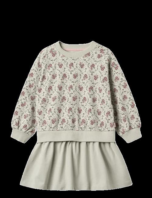 Wheat | Sweat Dress L/S Maggie | 116