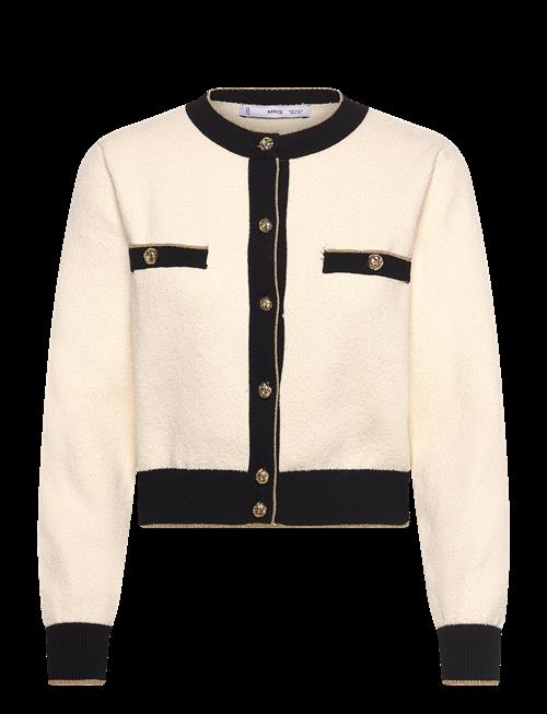 Mango | Knitted Cardigan With Double Trim | S