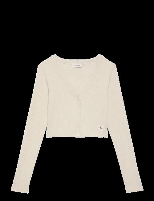 Calvin Klein Jeans | Ls Woven Label 2X2 Baby Rib Card | S