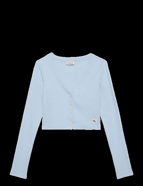 Calvin Klein Jeans | Ls Woven Label 2X2 Baby Rib Card | S