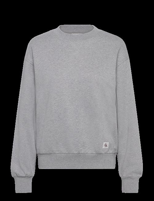 Calvin Klein Jeans | A- Ls Badge Logo Terry Crew Nk | XXS