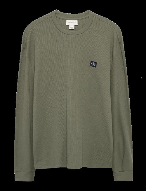 Calvin Klein Jeans | Ls Waffle Badge Crewnk Tee | M