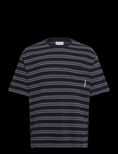 Calvin Klein Jeans | Ss Stripe Jacquard Rlxd Pocket T | M