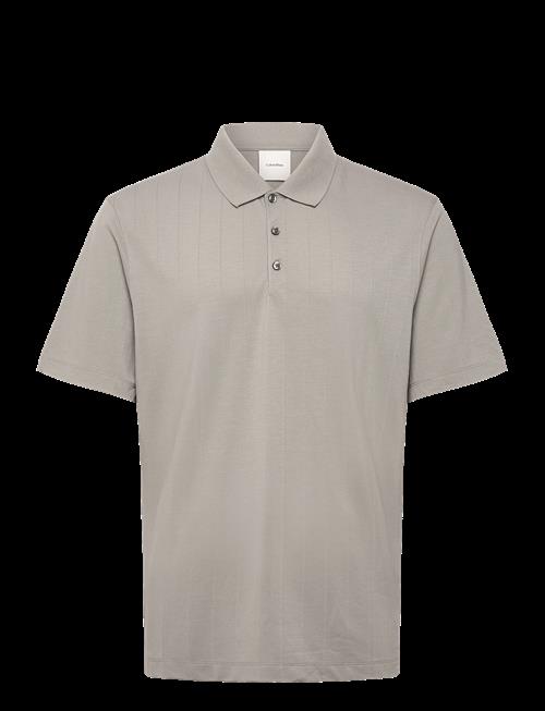Calvin Klein | Ss Stripe Strech Jacquard Polo | S