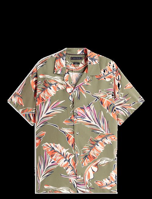 Tommy Hilfiger | Lightweight Leaf Aop Ss Shirt | XL