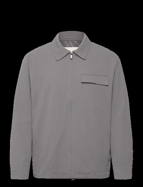 Calvin Klein | Ls Seersucker Shirt Jacket | L