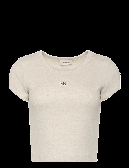 Calvin Klein Jeans | Ss Heritage Label Baby Tee | S