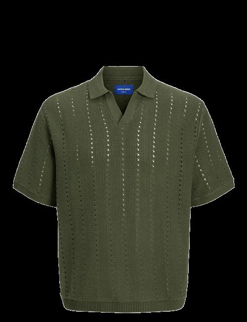 Jack & Jones | Jorparos Knit Easter Ss Crochet Polo | M