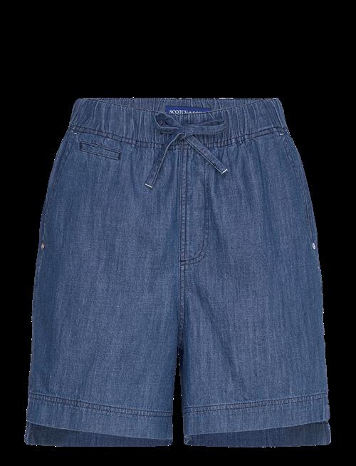 Scotch & Soda | Sporty Utility Short In Lightweight Denim —  Washed Indigo | XS