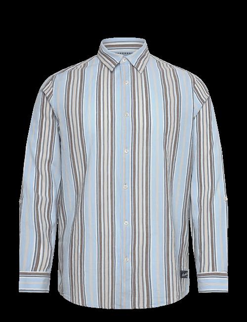 Scotch & Soda | Crinkled-Stripe Regular Fit Shirt | M
