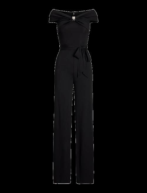 Lauren Ralph Lauren | Belted Jersey Off-The-Shoulder Jumpsuit | 42