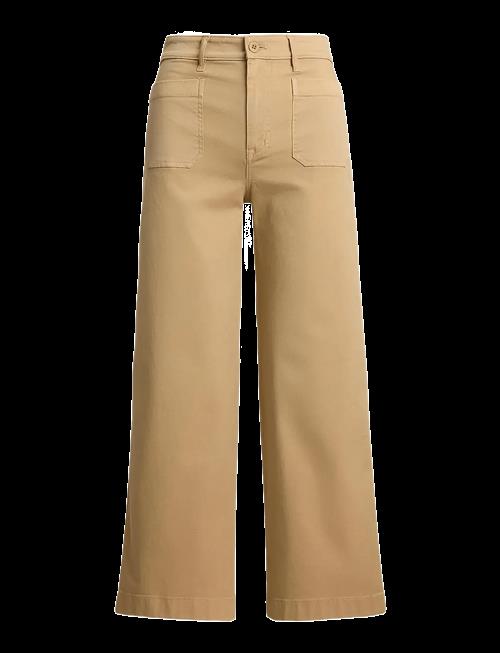 Lauren Ralph Lauren | Stretch Chino Wide-Leg Cropped Pant | 36