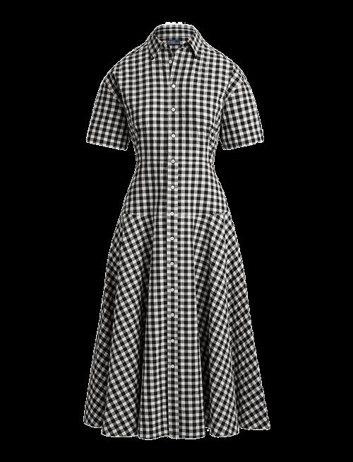 Polo Ralph Lauren | Gingham Paneled Shirtdress | 34
