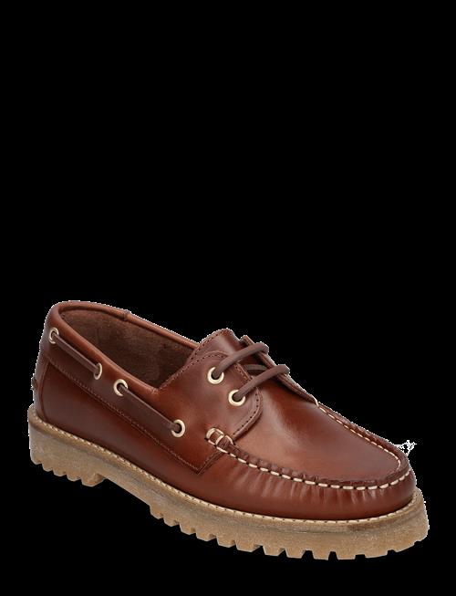 Bianco | Biacapri Boat Shoe Pull Up Leather | 40
