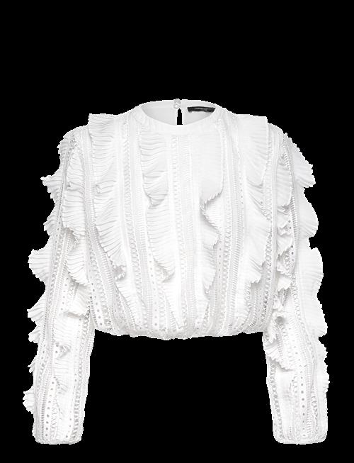 French Connection | Annika Lace Frill Top | 42