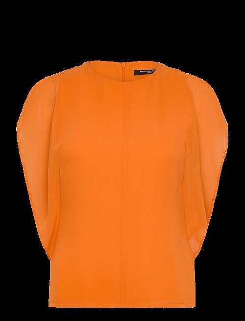 French Connection | Eden Georgette Flutter Slv Top | 40