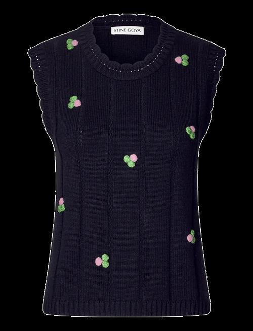 STINE GOYA | 2359 Midweight Wool, Bubble Knit Ve | M
